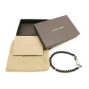 BOTTEGA VENETA ボッテガヴェネタ ブラックオニキス ブレスレット Ag925 カラーストーン AK385 【中古】