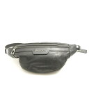 JIMMY CHOO ジミーチュウ ウエストポーチ ボディバッグ ショルダー 裏地迷彩柄 メンズ AK390B 【中古】