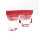 未使用 Baccarat バカラ エトナ タンブラー 2点 ペア ロックグラス オールドファッション SC8353C1 【中古】