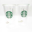 STARBUCKS スターバックス バレンタイン 2023 耐熱ダブルウォールグラス 2点 ペア 355mlスタバ カップ タンブラー SC8267K1 【中古...