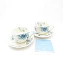 美品 WEDGWOOD ウェッジウッド ブルーバード カップ&ソーサー 2客 ペア 鳥 SC8411H2 【中古】