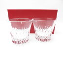 美品 Baccarat バカラ ヴィータ 2019 タンブラー 2点 クリスタル ペア ロックグラス オールドファッション SU12717B1 【中古】