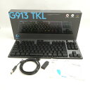 美品 logicool G ロジクール G G913 TKL G913-TKL-LNBK ゲーミングキーボード FPS eスポーツ PC周辺機器 赤軸 HY15...