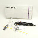 美品 MelGeek メルギーク MADE68 AIR 有線 ゲーミングキーボード FPS eスポーツ PC周辺機器 白軸 HY1581 【中古】