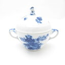 美品 ROYAL COPENHAGEN ロイヤルコペンハーゲン ブルーフラワー 160/161 シュガーポット 砂糖 蓋付 ボウル 小物入れ テーブルウェア S...