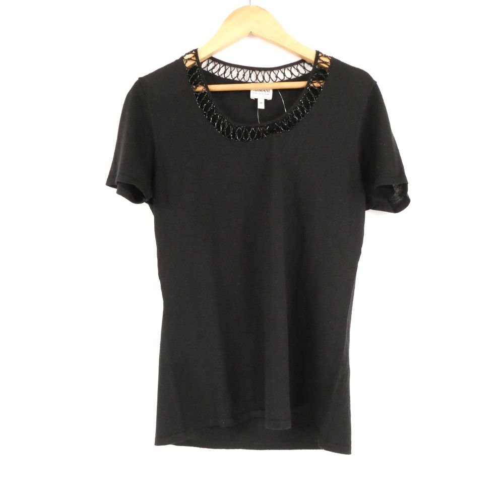 ARMANI COLLEZIONI ����ޡ��� �˥å� 1�� 42 L���������� ���륯¾ Ⱦµ �ȥåץ� �ӡ��� ��ǥ����� AO3038A54 ����š�