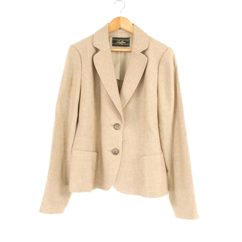 Wool - 美品 Leilian レリアン テーラードジャケット 11 レーヨン ウール 長袖 レディース AN2019A15 【中古】