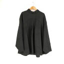 美品 ENFOLD エンフォルド BACK-TIE PULLOVER ブラックタイプルオーバー 38 Mサイズ相当 毛他 長袖 トップス レディース AO302...
