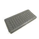 BOTTEGA VENETA ボッテガヴェネタ 163190 V7782 4030 札入れ 二つ折り長財布 ウォレット イントレチャート AY6502 【中古】