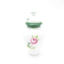 美品 Herend ヘレンド ウィーンのバラ VRH 6574 限定 1998 花瓶 1点 ミニベース蓋付 H9 薔薇 ローズ SU12919H2 【中古】