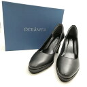 未使用 OCEANICA オセアニカ パンプス 23.5cm ヒール レディース AM6959 【中古】