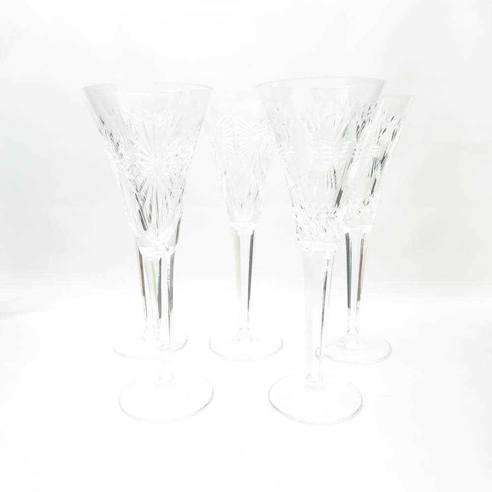 WATER FORD ウォーターフォード ミレニアムコレクション HAPPINESS/HEALTH/PROSPERITY シャンパングラ..