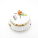 未使用 Herend ヘレンド ヴィクトリア 小物入れ ボンボン ミニボックス 蕾摘み SO3565T2 【中古】
