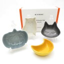 未使用 Le Creuset ルクルーゼ ミニ ハロウィン ディッシュ 小皿 4枚 セット ストーンウェア SM4321B1 【中古】