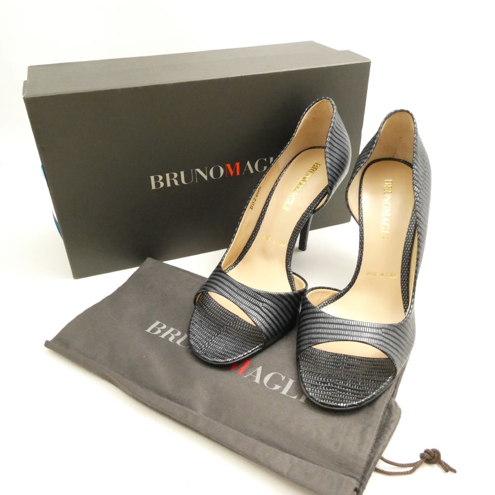 ̤���� BRUNOMAGLI �֥롼�Υޥ� �����ץ�ȥ��ѥ�ץ� 35 1/2 22.5cm���� �ϡ��ե��ѥ졼�� ��ǥ����� AO3094 ����š�