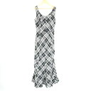 未使用 ANDMARY アンドマリー AM0884 Alicia check dress ドレス FREE コットン100% ノースリーブ ロング チェック柄 ...