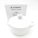 未使用 Le Creuset ルクルーゼ プチラウンドキャセロール ロンド ミニローズココット 1点 250ml レア 希少 SC8811J1 【中古】