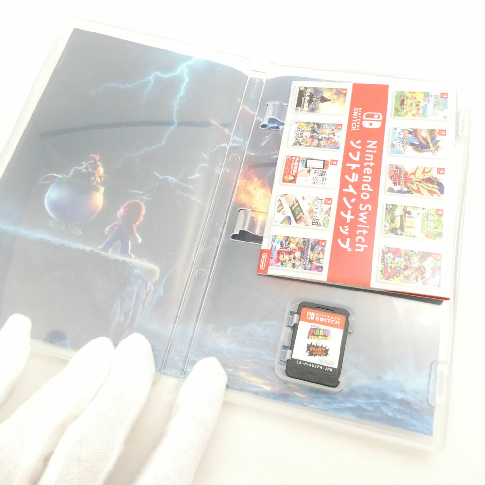 美品 NINTENDO 任天堂 スーパーマリオ 3Dワールド フューリーワールド ソフト Switch 兼用 HN178 【中古】