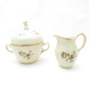 美品 ROYAL COPENHAGEN ロイヤルコペンハーゲン フリセンボー 910 1865/910 1535 シュガーポット クリーマー 2点 セット ヴィンテージ 希少 レア SY13115J2 【中古】