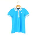 美品 G/FORE ジーフォア ゴルフシャツ 34 Sサイズ相当 ナイロン他 ゴルフウェア 半袖 レディース AO3153A6 【中古】