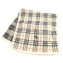 美品 BURBERRY バーバリー タオル コットン100% ノバチェック柄 ロゴ フェイス 日用品 雑貨 レディース AU3406 【中古】