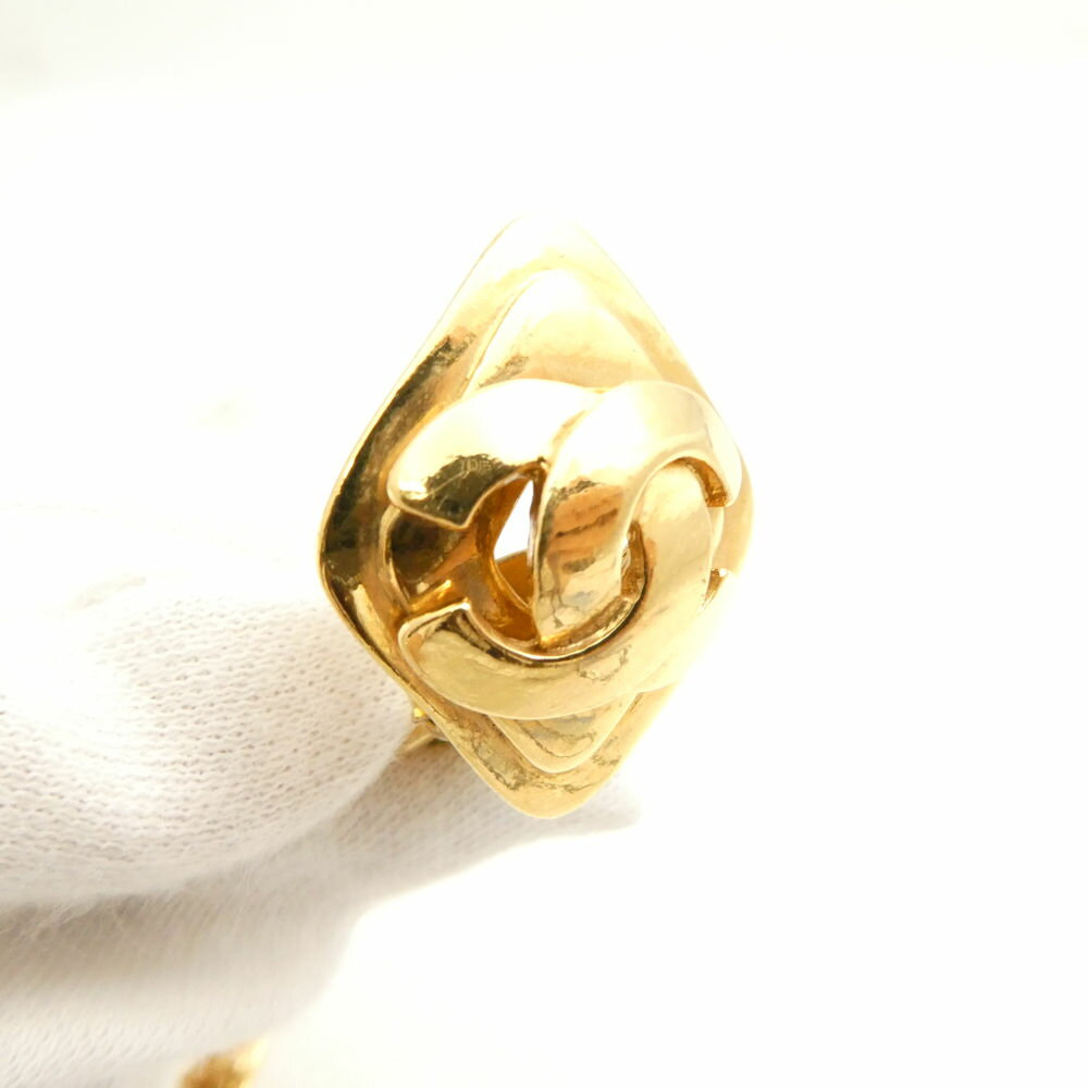 美品 CHANEL シャネル 95P 両耳イヤリング 2点 ココマーク ヴィンテージ レア 希少 イヤーカフ レディース AY6916W1 【中古】