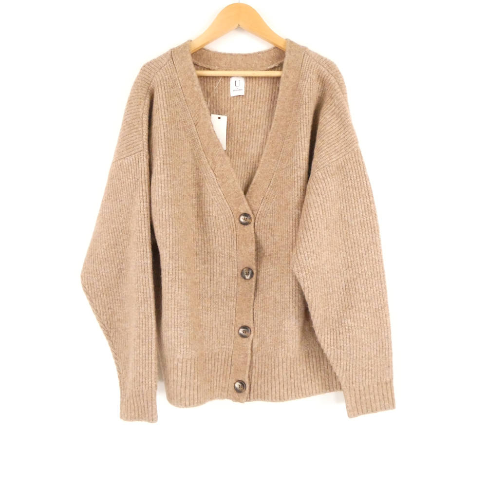 美品 U by SPICK&SPAN ユーバイスピックアンドスパン 20-040-212-1210-4-0 リブニットキャミワンピース F アクリル他 ロング丈 レディース AY6607A17 【中古】