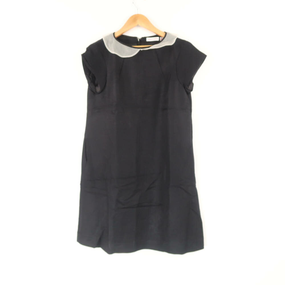 Rakuten - 美品 DRESSTERIOR ドレステリア 085-59117 ワンピース 36 ウール他 半袖 ミディ丈 レディース AY6721A61 【中古】