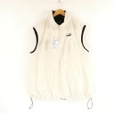 未使用 PUMA プーマ 683593 リバーシブル パデットベスト M ポリエステル100% ノースリーブ 中綿 ジップアップ レディース AM7127A90...