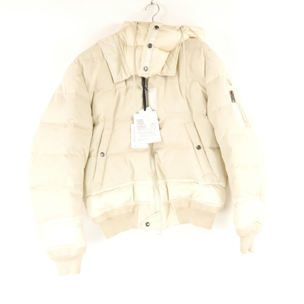 美品 MONCLER モンクレール LEOPOLD レオポルド (C20914093385 ) ダウンジャケット 3 コットン他 ミリタリー MA-1 メンズ ...