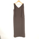 美品 Noble ノーブル 25-040-240-7040-2-0 ウォッシャブルジョーゼット2wayワンピース 38 ポリエステル100% ロング丈 ノースリ...
