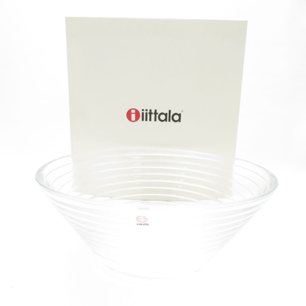 未使用 iittala イッタラ アイノアアルト ボウル ガラス 北欧 SN418A2 【中古】