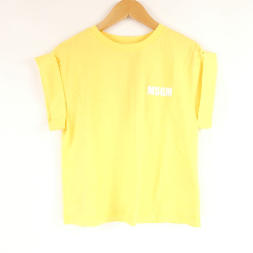 未使用 MSGM エムエスジーエム S5MSJGTH083 Tシャツ 10A 140相当…