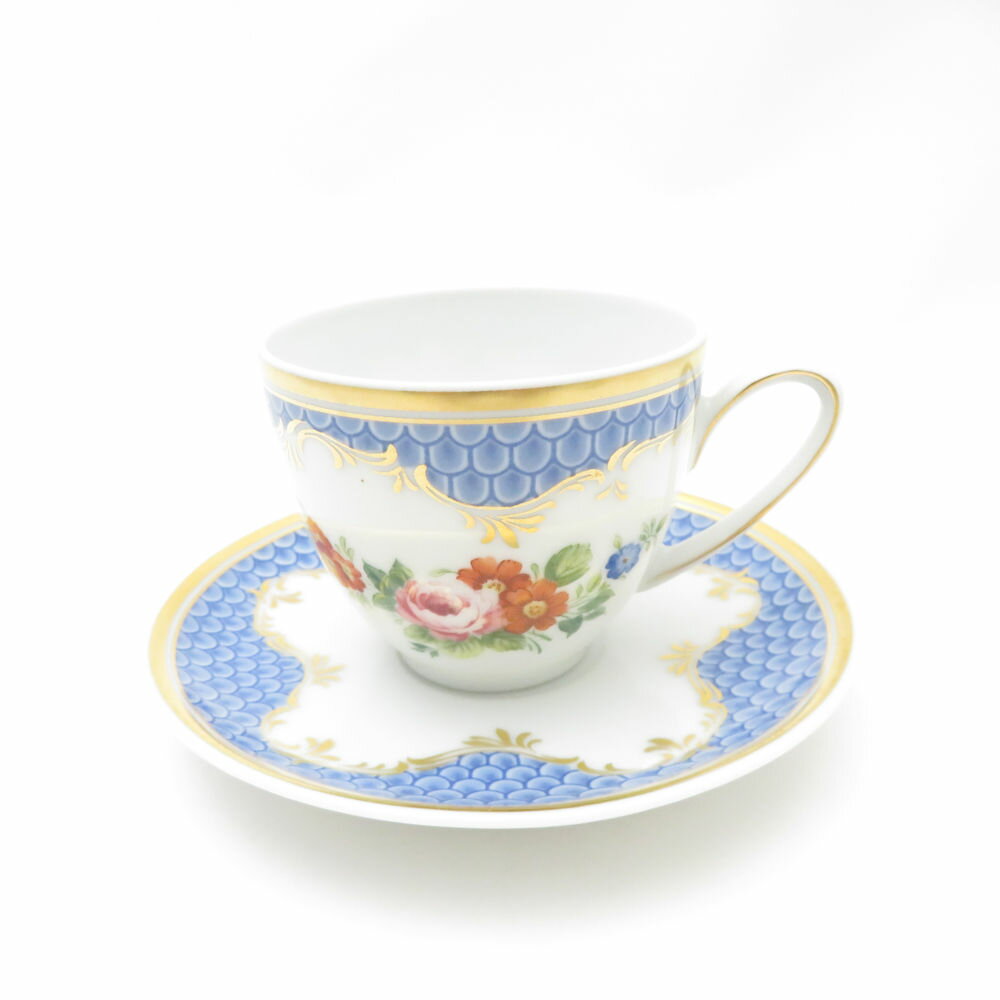 美品 HUTSCHENREUTHER フッチェンロイター ダンバリーミント デミタスカップ&ソーサー 金彩 THE DANBURY MINT SY13298B3...