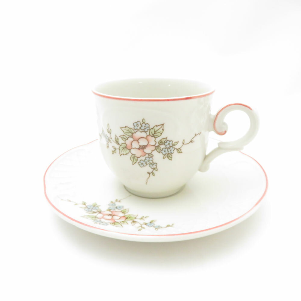 美品 Villeroy&Boch ビレロイ&ボッホ ダンバリーミント デミタスカップ&ソーサー THE DANBURY MINT SY13309B3 【中古】