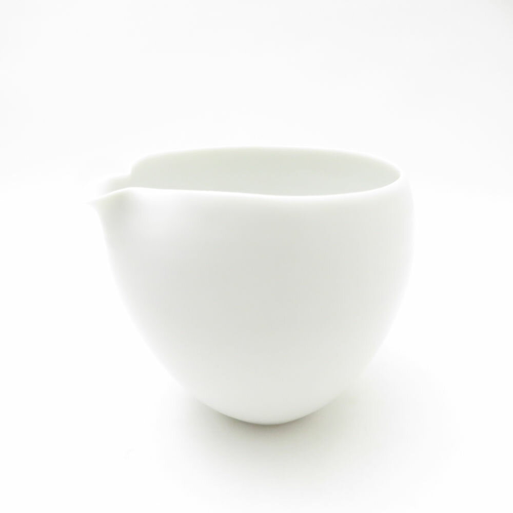 未使用 Satoshi Takaku 高久敏士 片口 クリーマー ジャグ 白磁 SC9236F2 【中古】