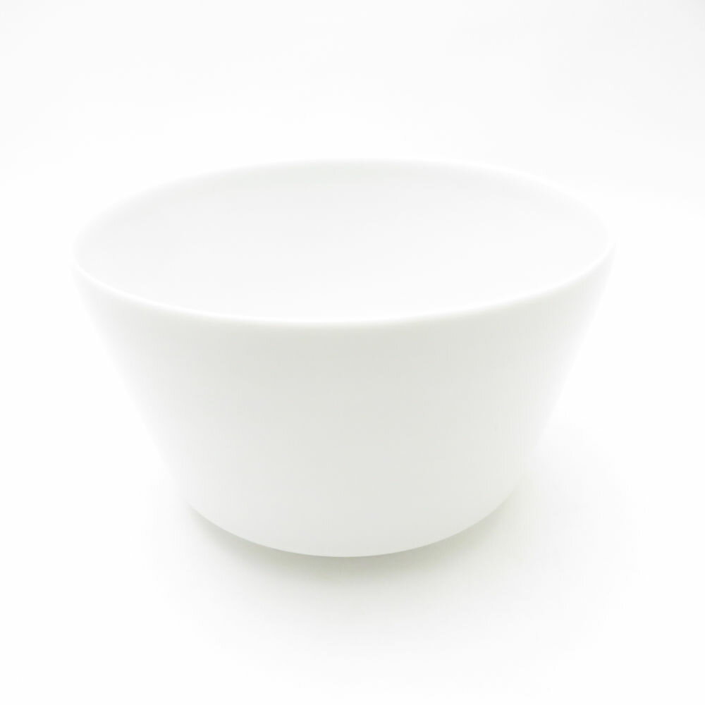 美品 Satoshi Takaku 高久敏士 抹茶碗 12cmプレート 深皿 白磁 SC9243F2 【中古】