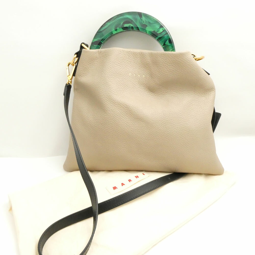 ̤���� MARNI �ޥ�� Venice 2WAY�Хå� �ϥ�� �������� ���⡼�� ��ǥ����� AM7335 ����š�