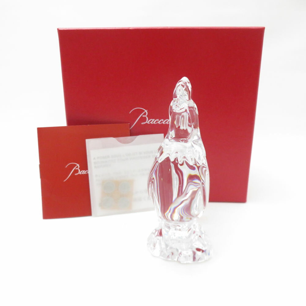 美品 Baccarat バカラ 2017年 ゾディアック 酉 クリスタルオブジェ 置物 干支 十二支 鳥 鶏 フィギュア SC9262B1 【中古】