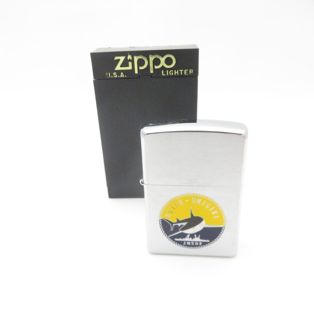 未使用 ZIPPO ジッポー DD 158 JMSDF UMIGIRI うみぎり オイルライター 護衛艦 希少 喫煙具 兼用 HY1615 【中古】