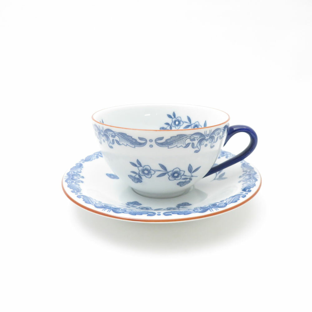 美品 Rorstrand ロールストランド オスティンディア カップ&ソーサー 北欧 SM4785E2 【中古】