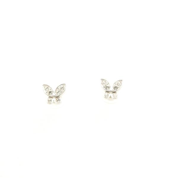 SWAROVSKI スワロフスキー バタフライ ピアス 1点 蝶 レディース AC1613 【中古】