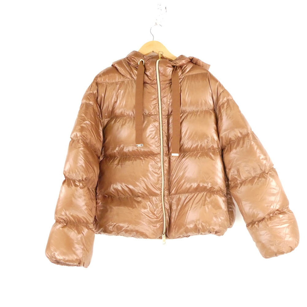 美品 HERNO ヘルノ ダウンジャケット 40 S ナイロン100％ フーディ…