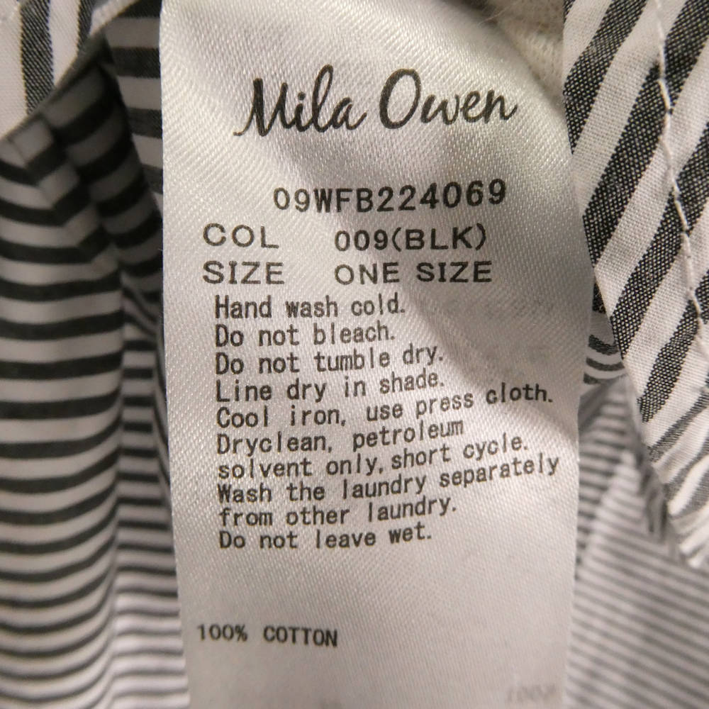 美品 Mila Owen ミラオーウェン 09WFB224069 シャツ M コットン 長袖 ストライプ レディース AN2321A20 【中古】 remove-store-10067295 reMOVE 楽天市場店 サンプル画像3