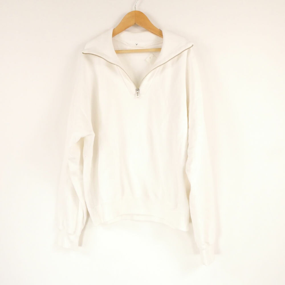 YLEVE イレーヴ 4266326 スウェット S コットン100% カットソー ハーフジップ トレーナー AD1148A52 【中古】