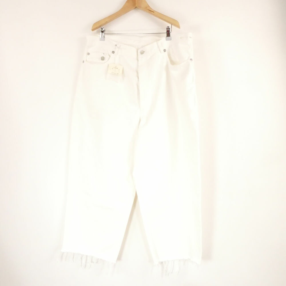 未使用 β ベータ 77-05PG09 パンツ 9 コットン100％ ワイドパンツ リメイク デニム レディース AD1139A55 【中古】