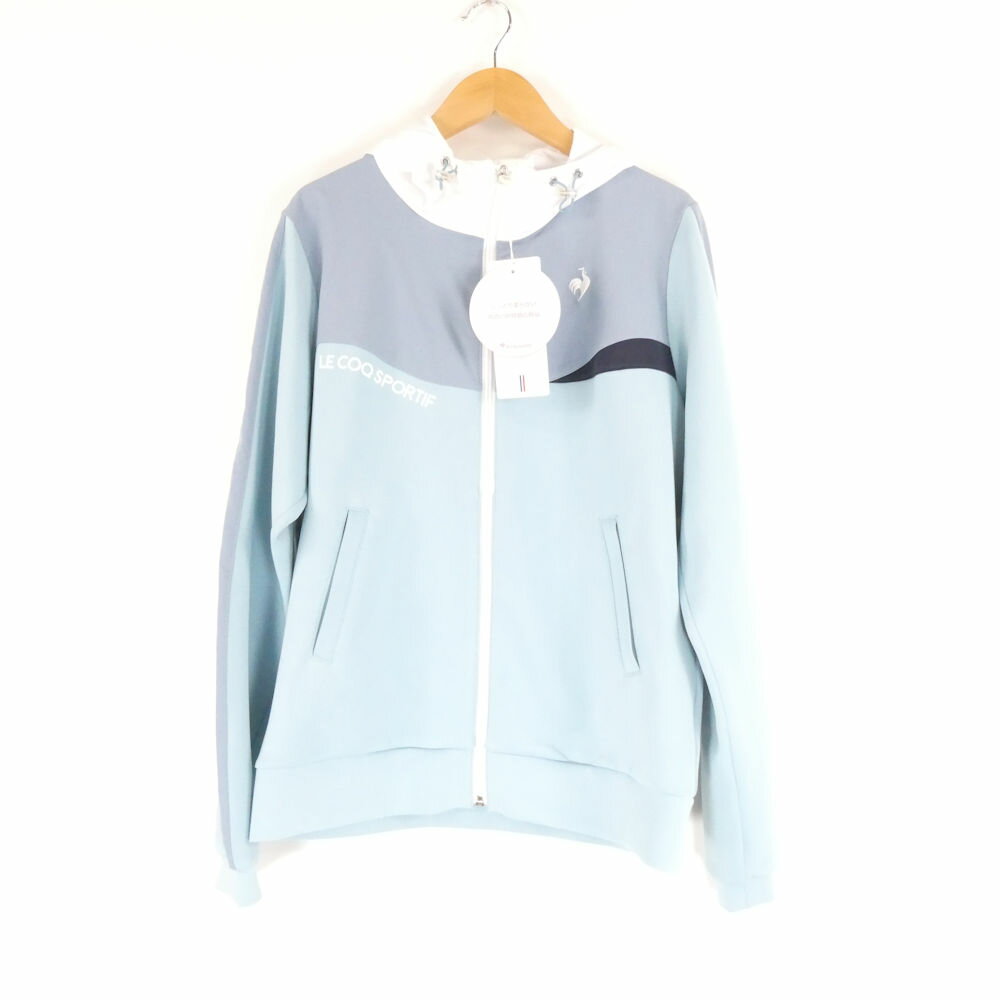 未使用 le coq sportif ルコックスポルティフ QGWWJL50 パーカー L ポリエステル ポリウレタン ゴルフ ..