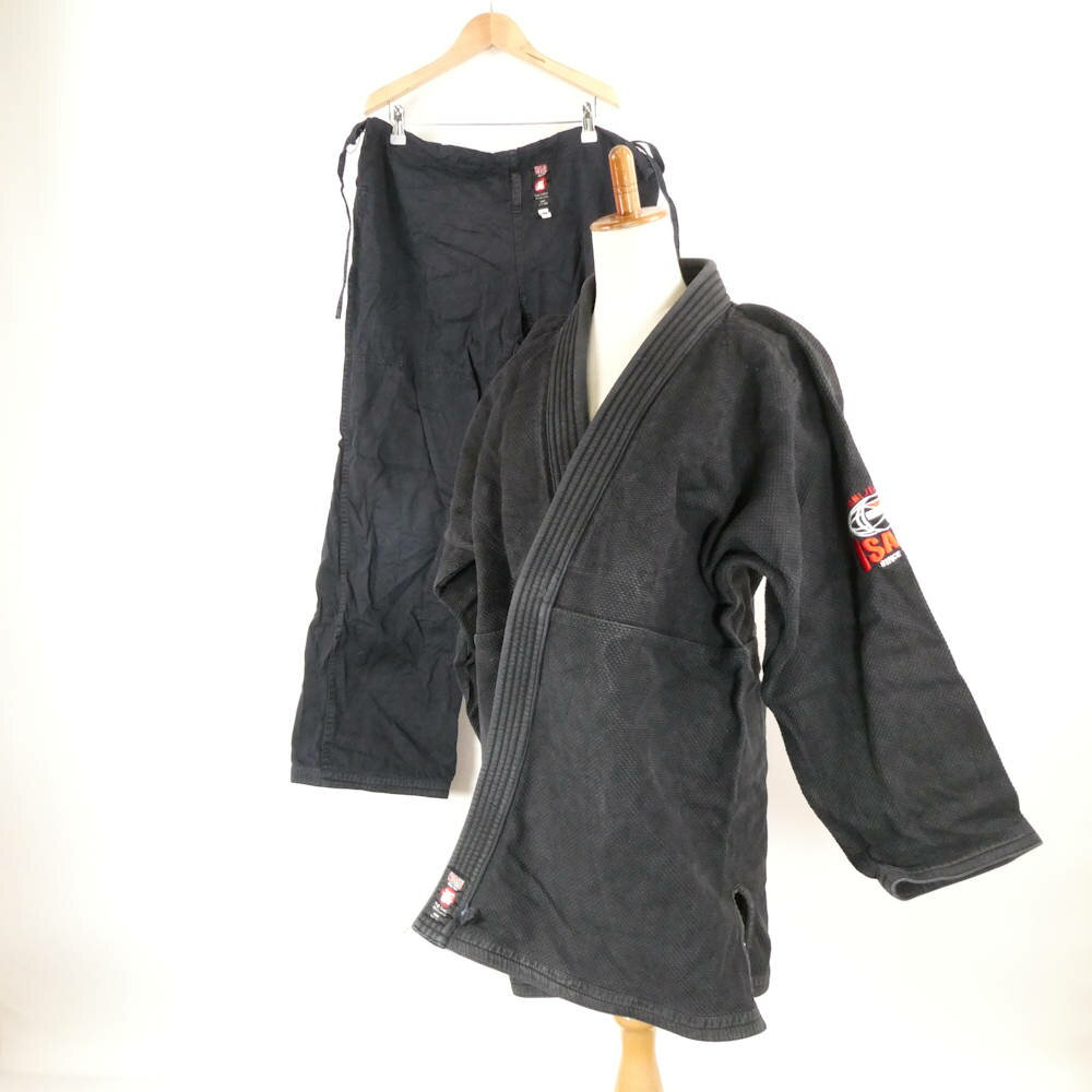 難有 ISAMI イサミ C-TK3862 勇 柔術衣 上下 7号 コットン100% ブラジリアン柔術着 JiuJitsu ウェア 格闘 メンズ HU1724 ...