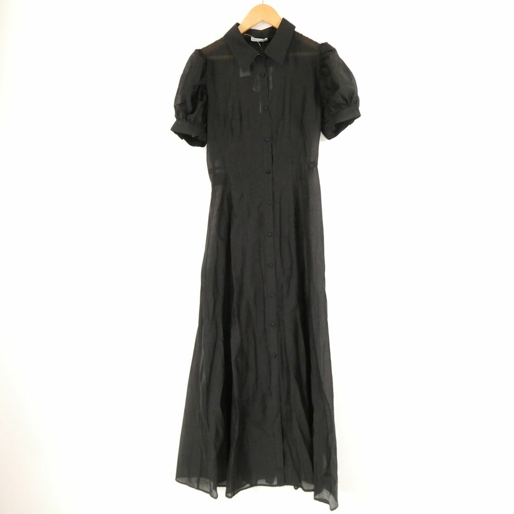 未使用 RESEXXY リゼクシー 152240300201-01 ワンピース F セルロース ポリエステル シアーロングシャツ 半袖 レディース AN2367A32 【中古】