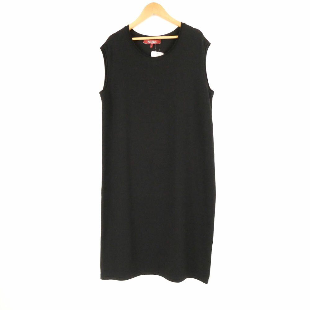 未使用 maxmaraSTUDIO マックスマーラ ワンピース L ウール他 ノースリーブ ひざ丈 トップス レディース AU3665A31 【中古】